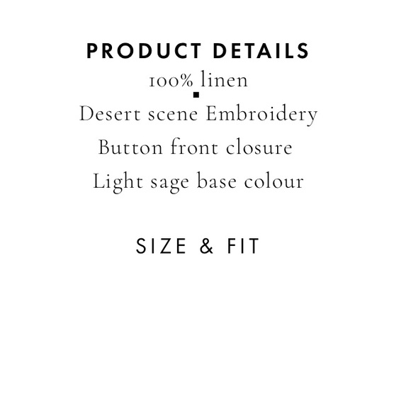 NWT Chasing Unicorns Down in Mexico Linen Embroidered Vest 🌵 - Picture 8 of 15